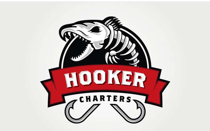 Fishing Eagle Logo - Fishing on Lake George With Hooker Charters - Lake George's ...