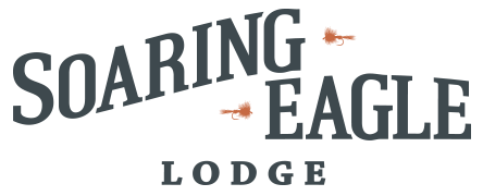 Fishing Eagle Logo - Fly Fishing - San Juan River NM - Soaring Eagle Lodge