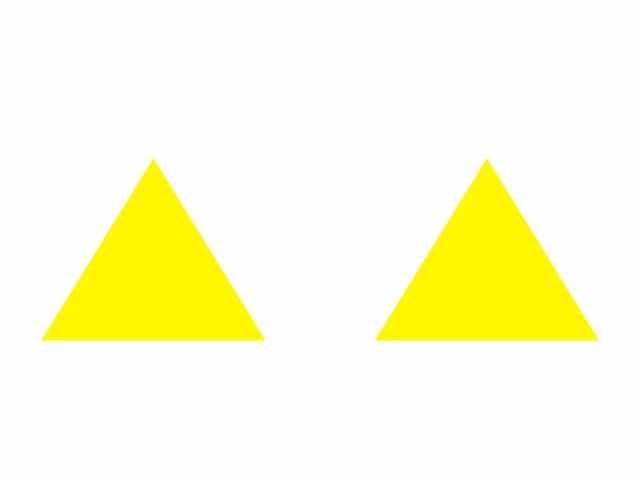 Blue and Yellow Triangle Logo - Blue yellow triangle GIF on GIFER