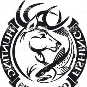 Fishing Eagle Logo - Colorful Symbol Sticker Emblem Of A Eagle Flying Bird Hunter