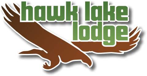 Fishing Eagle Logo - Hawk Lake Lodge | Drive-in Fishing Lodge | Kenora, Ontario