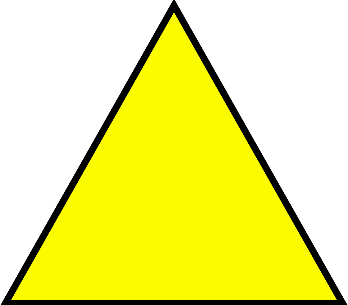 Blue and Yellow Triangle Logo - File:Yellow triangle.svg