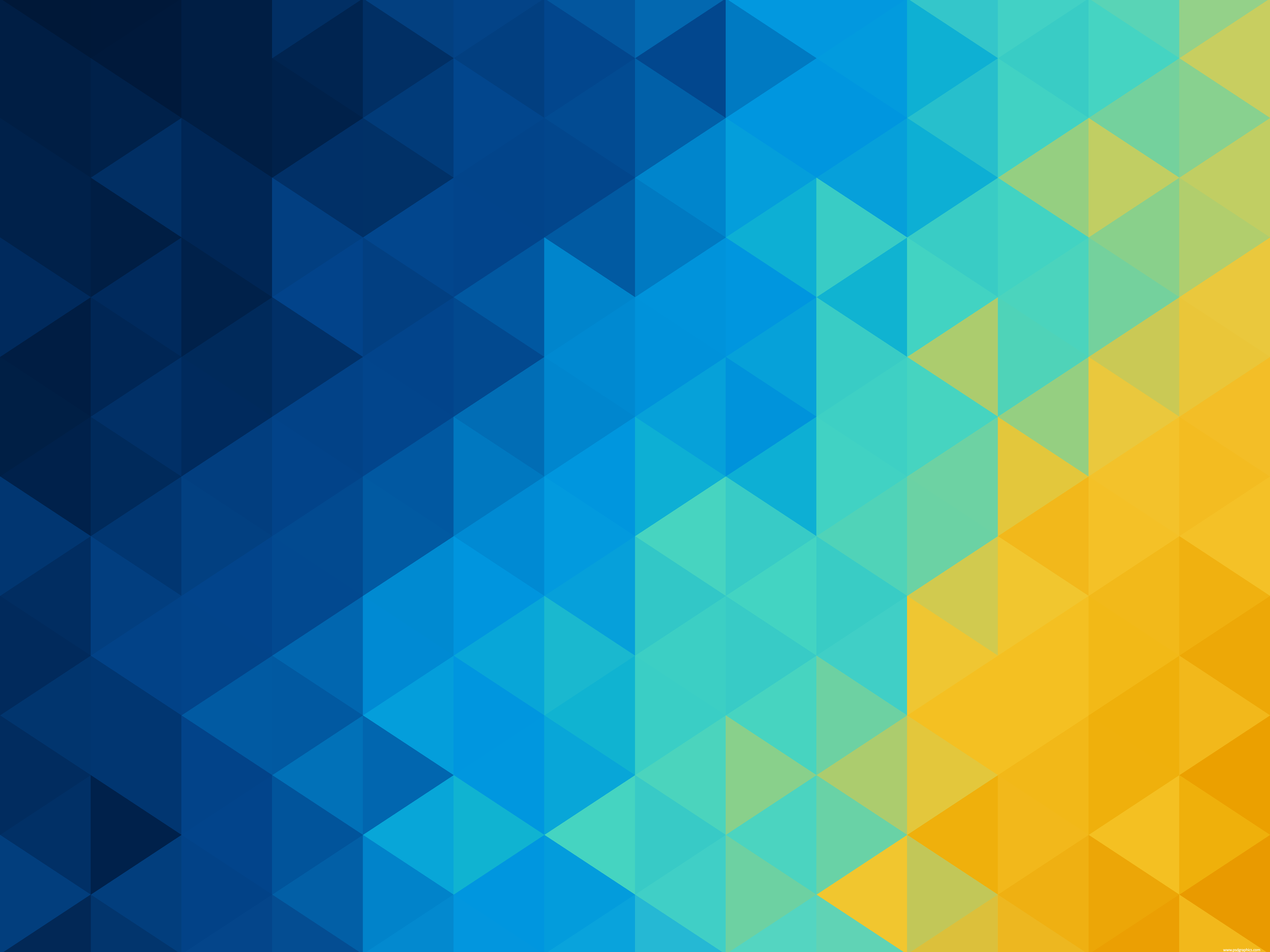 Blue and Yellow Triangle Logo - Geometric Blue and Yellow Background #4238069, 5000x3750 | All For ...