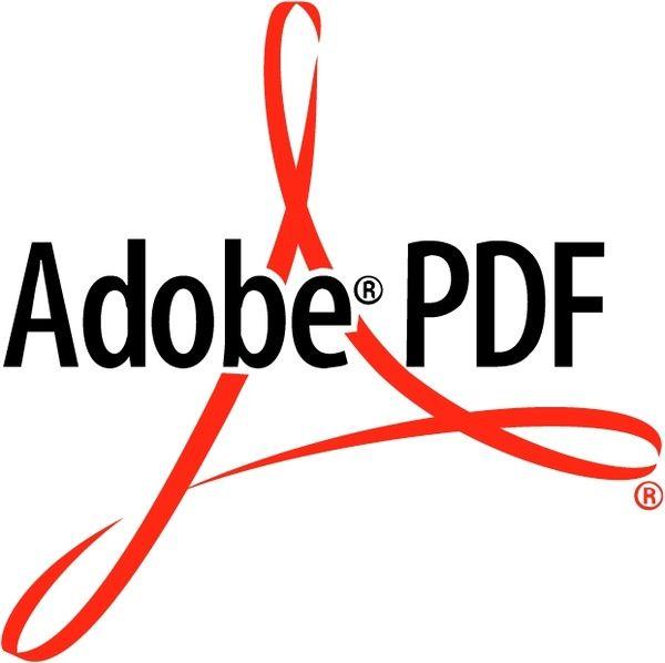 Adobe PDF Logo - Adobe pdf 0 Free vector in Encapsulated PostScript eps .eps