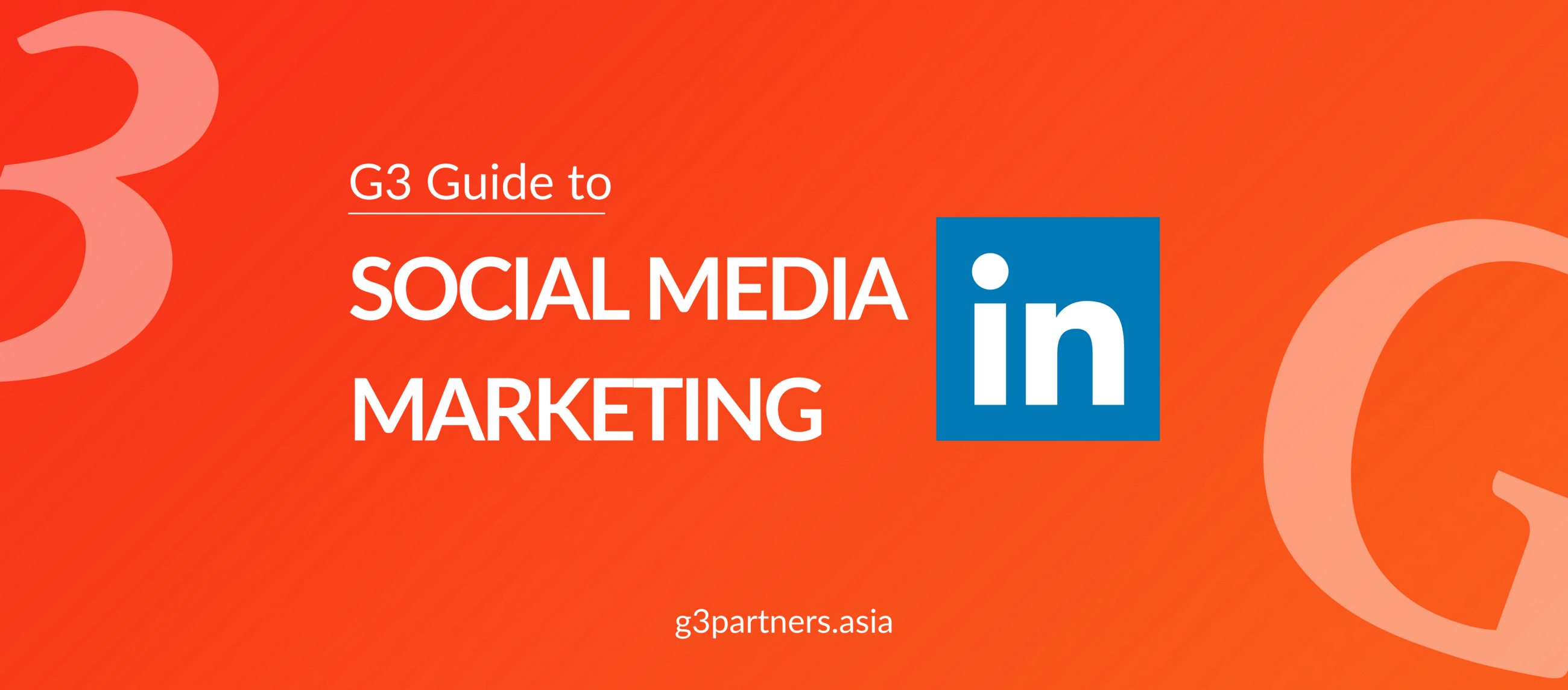 LinkedIn Red Logo - G3 Guide to Social Media Marketing: LinkedIn