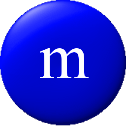 Blue Mm Logo - Blue M&M Icon