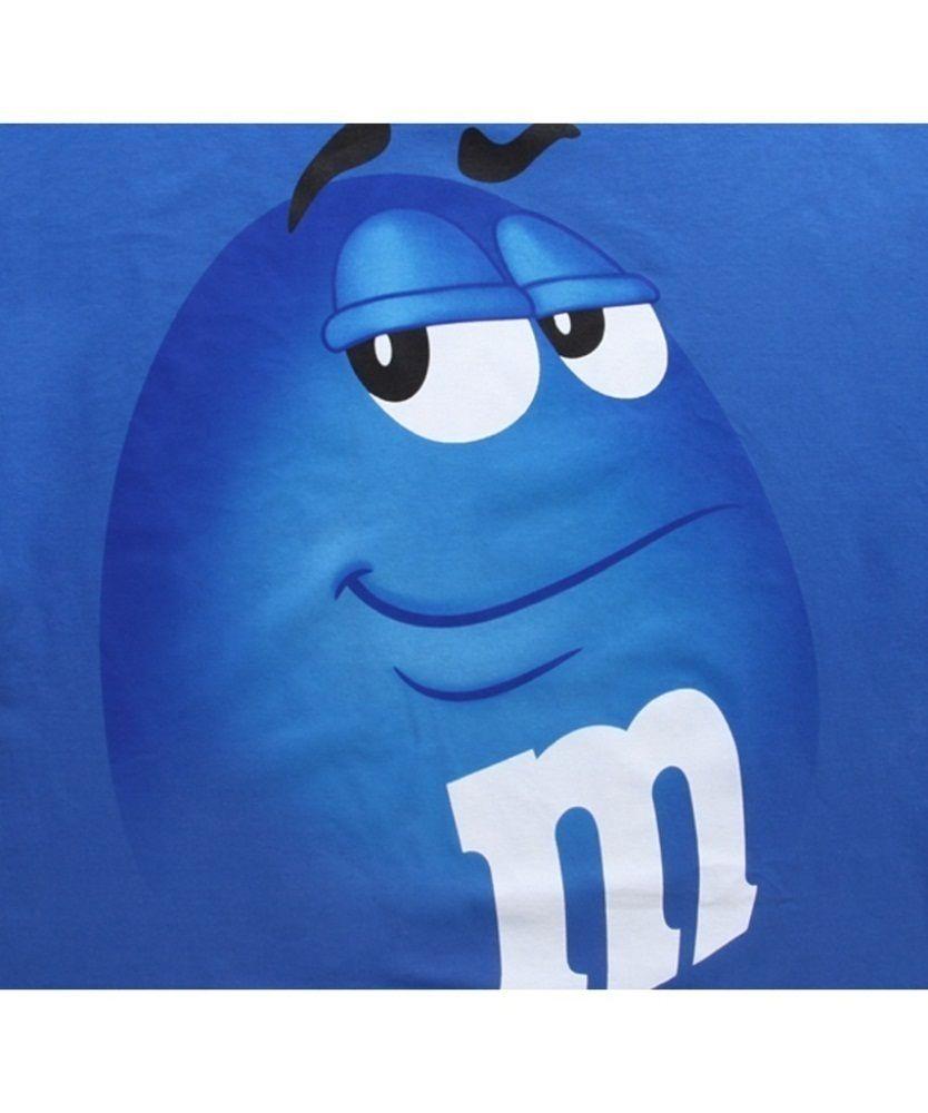 Blue Mm Logo - M&M Blue Adult Costume Tee