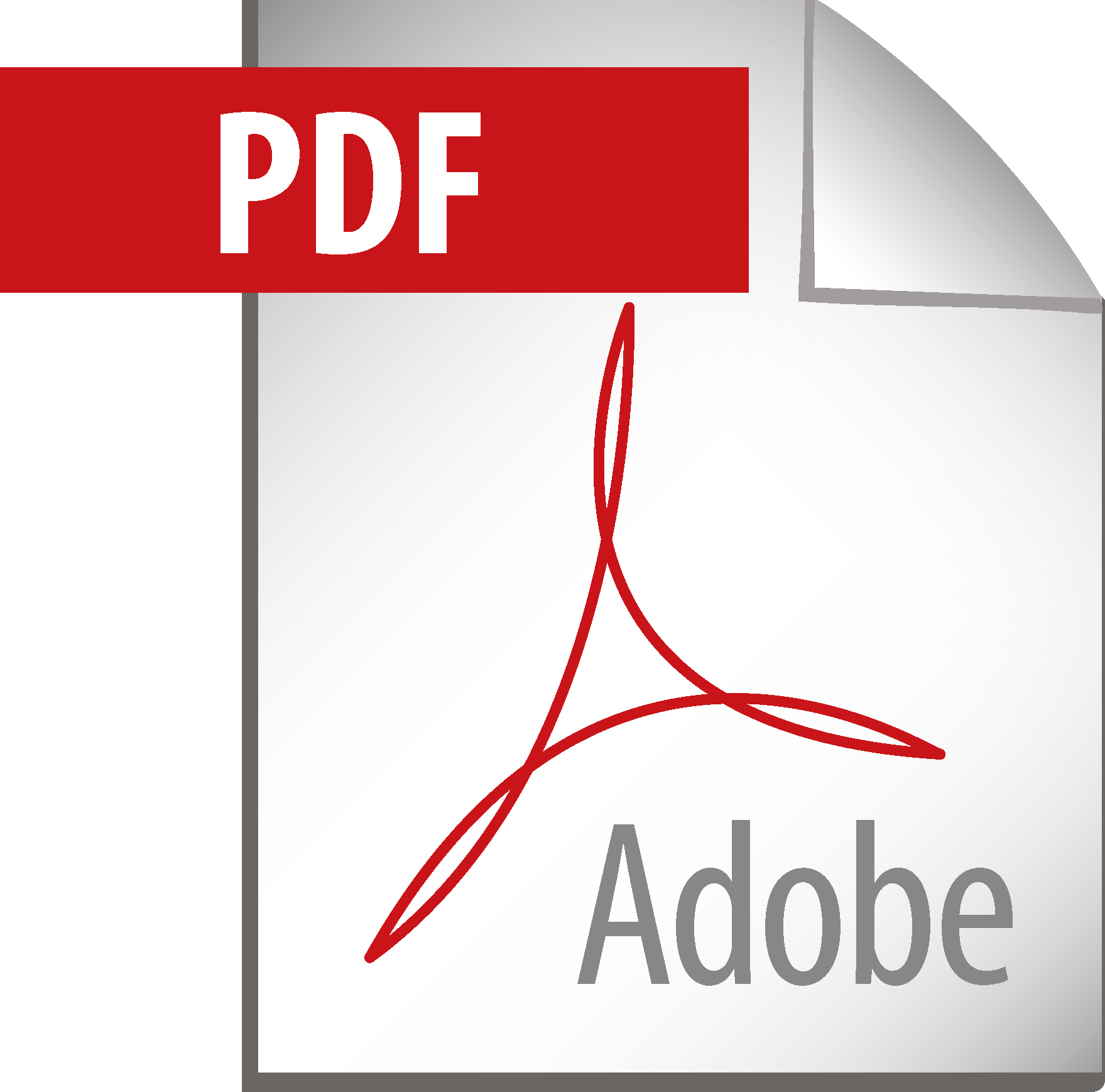 Adobe PDF Logo - Adobe PDF Logo Free Vector Download