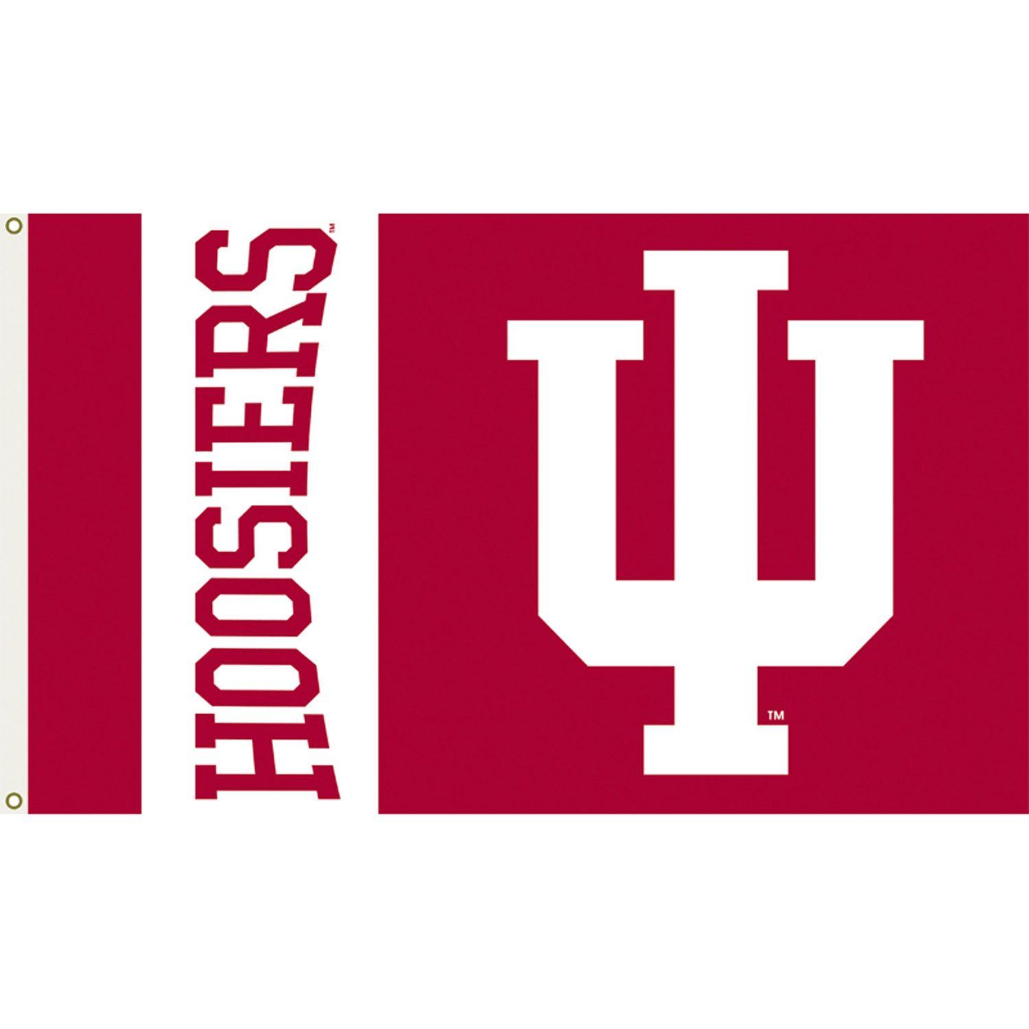 Indiana Hoosiers Logo - Indiana Hoosiers 3ft x 5ft Team Flag - Logo Design