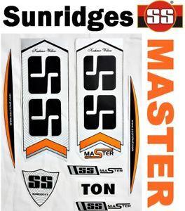 SS Cricket Bat Logo - Sunridges SS Master 2018 cricket bat sticker.SGTon.Sachin Tendulkar