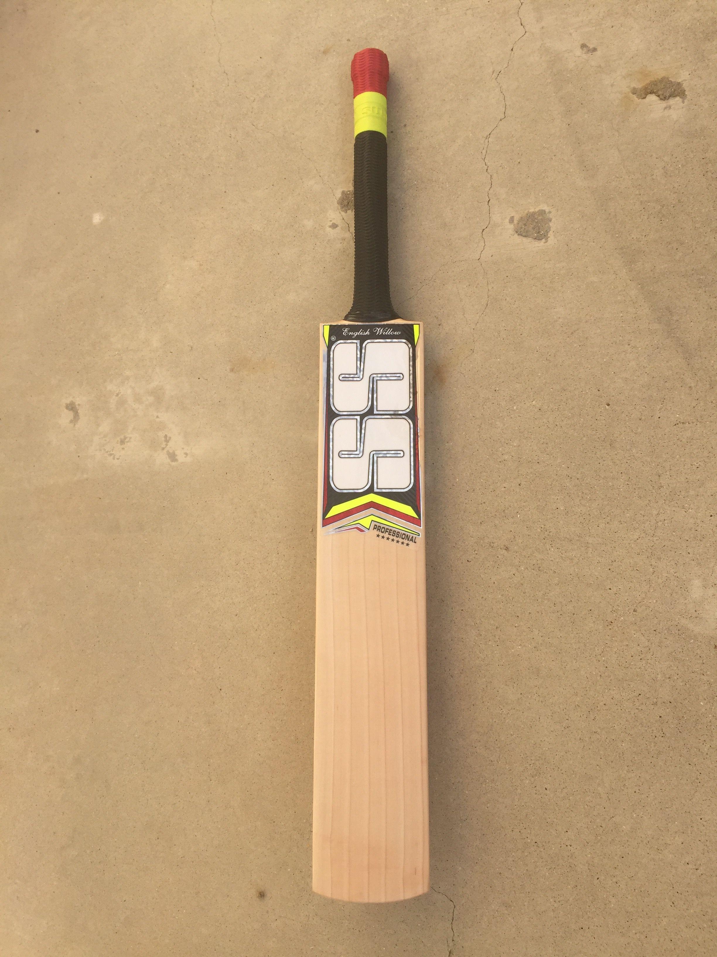 SS Cricket Bat Logo - SS Ton Professional English Willow Cricket Bat