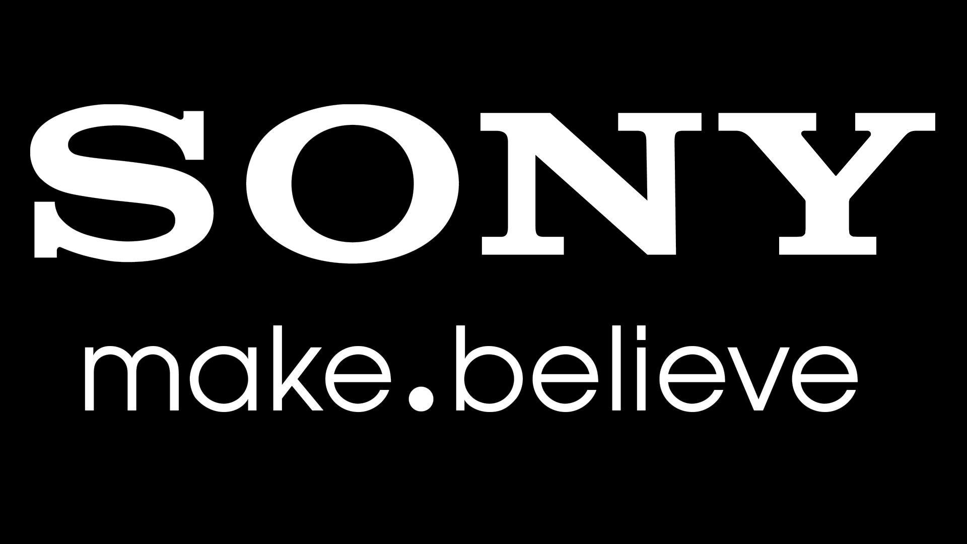 Sony Camera Logo - Download Wallpaper 1920x1080 sony, firm, bw, logo Full HD 1080p HD ...