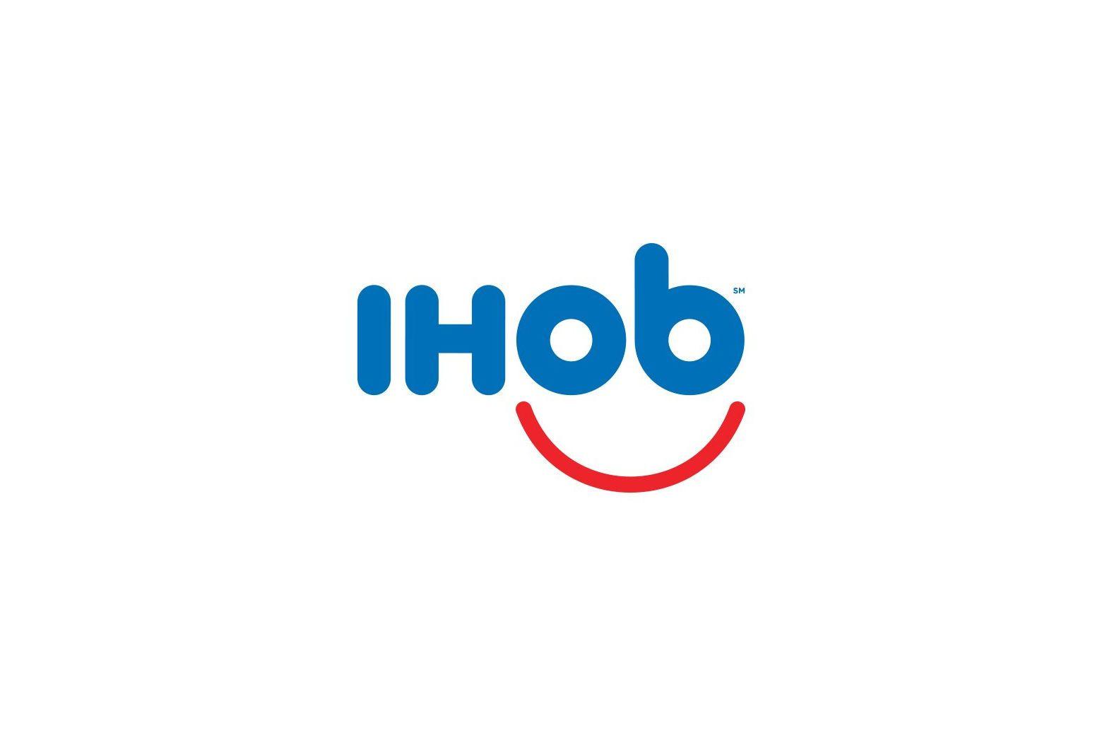 Ihob Logo - IHOP flips over burgers, changes 'p' to 'b' in logo