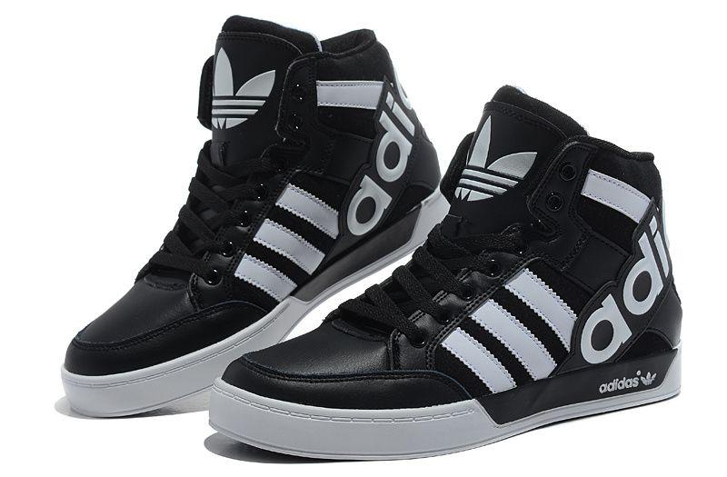 Black and White Shoe Logo - Fashionable Adidas Originals City Love 3 Generations High Top Shoes ...