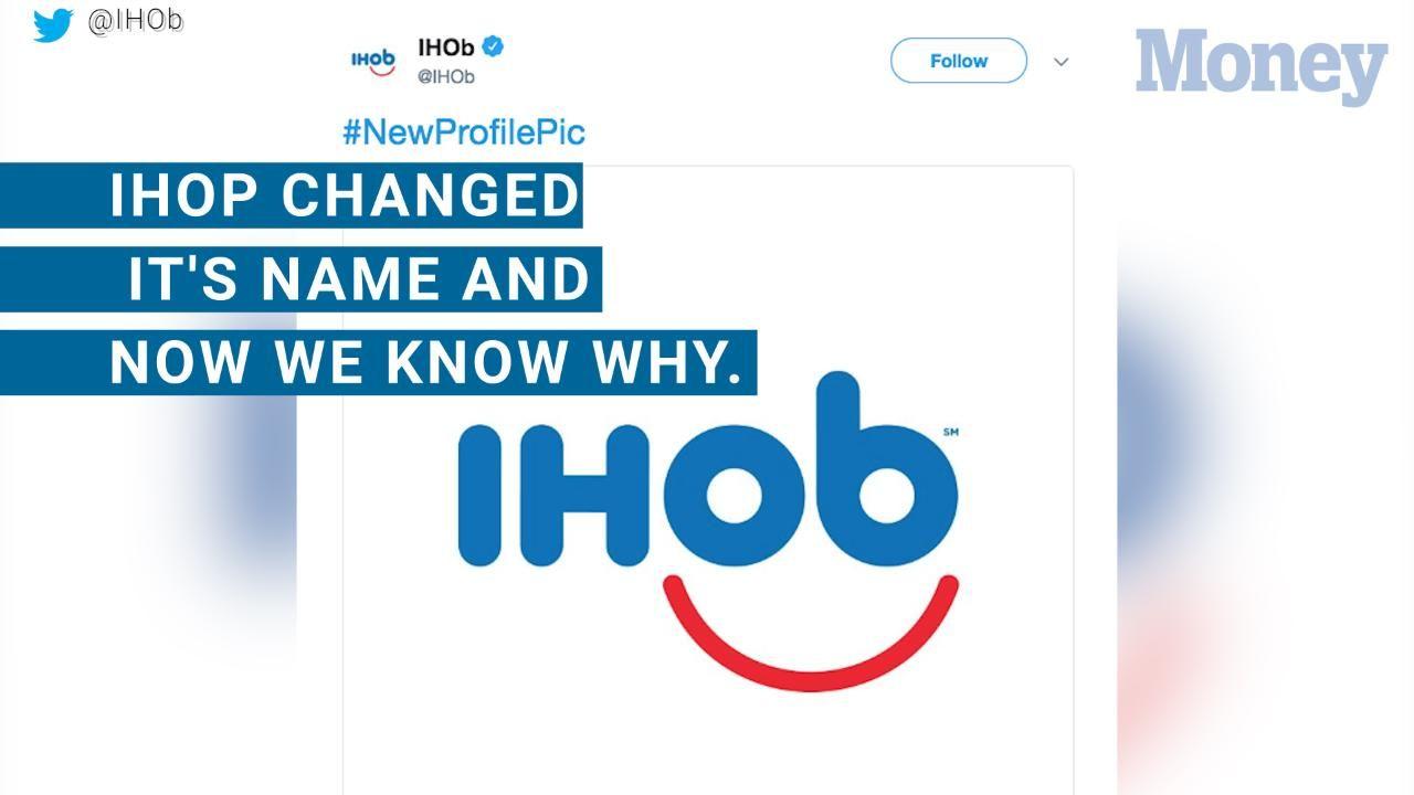Ihob Logo - IHOb Is Already Back to Calling Itself IHOP | Time