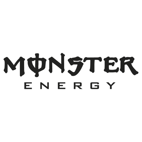 White Monster Logo - Monster Energy