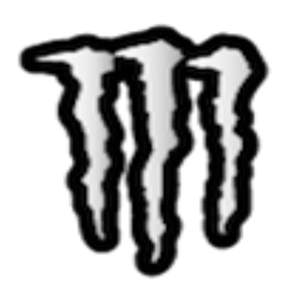 White Monster Logo - Monster Logo white - Roblox