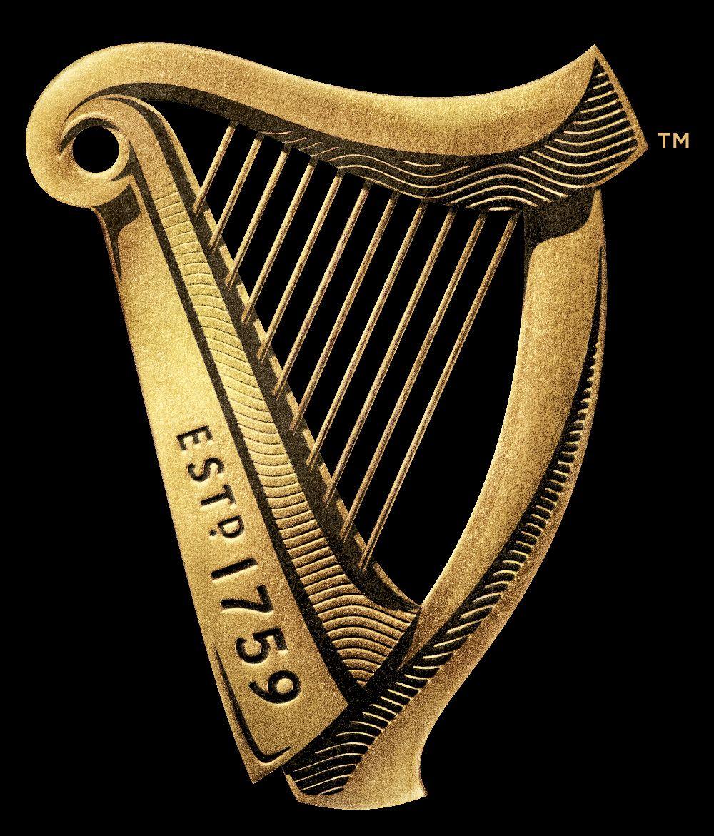 Draft Beer Harp Logo - New Logo for Guinness by Design Bridge | Design | Cerveza, Arpa ...