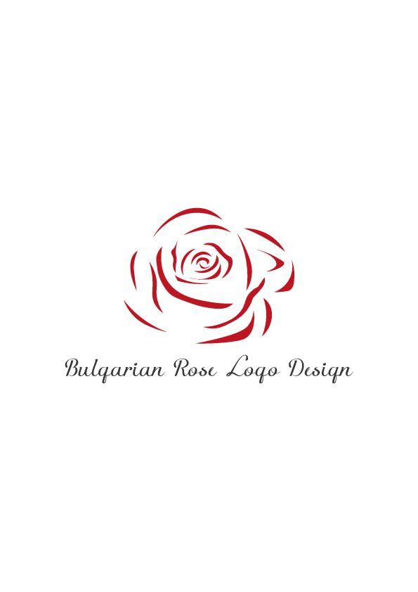 Rose as Logo - Bulgarian Rose Logo Design – AYA Templates