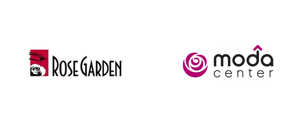 The Rose Logo - Brand New: New Name and Logo for Moda Center by Ziba