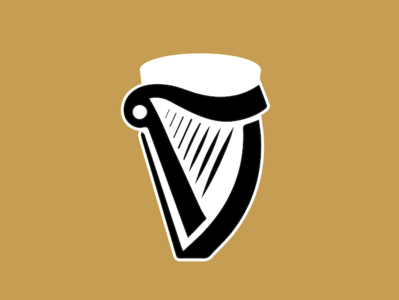 Gold Harp Logo - Guiness Harp Gold Combo by Burrows.Design