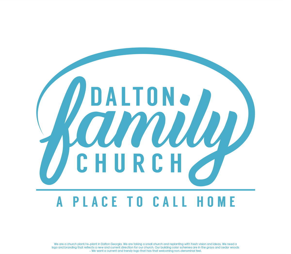 Trendy Church Logo - Personable, Bold, Church Logo Design for Dalton Family Church by ...