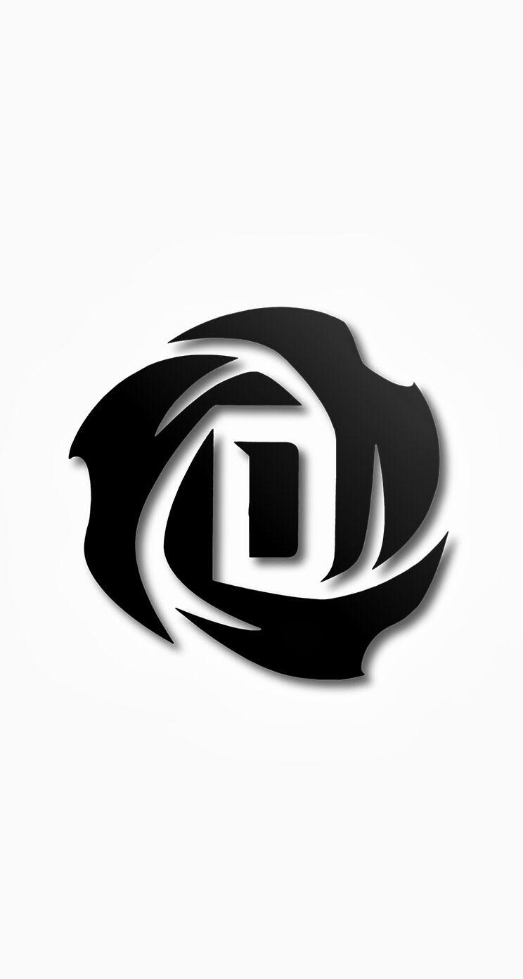 The Rose Logo - White D Rose logo. Gifts ideas. Logos, Logo design, Logo inspiration