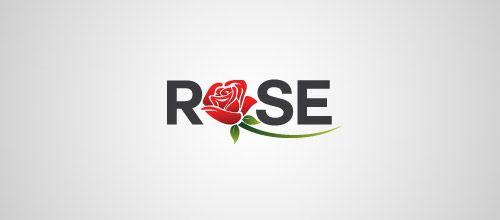The Rose Logo - 40 Lovely Rose Logo Designs To Inspire Your Imagination | Naldz Graphics