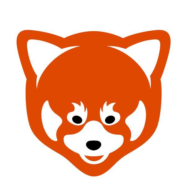 Red Panda Logo - Logo redpanda on Pantone Canvas Gallery