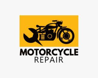 Motorcycle Mechanic Logo - Motorcycle Repair Designed