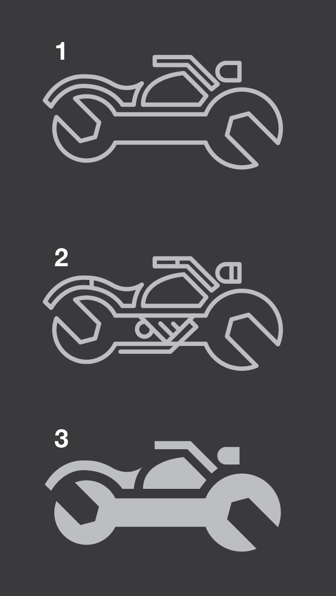 Motorcycle Mechanic Logo - Dribbble - motorcycle_mechanic_logo.png by W A L K I N G S T I C K