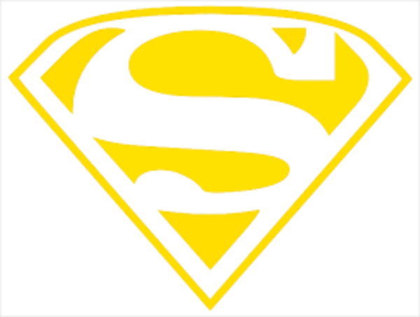 Yellow Superman Logo - Superman Yellow | Free Images at Clker.com - vector clip art online ...