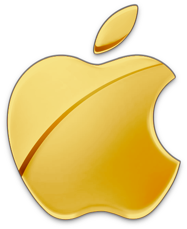 Gold iPhone Logo - LogoDix