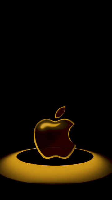 Gold iPhone Logo - Gold iPhone 6 Wallpaper Apple Logo image. Apple'tite