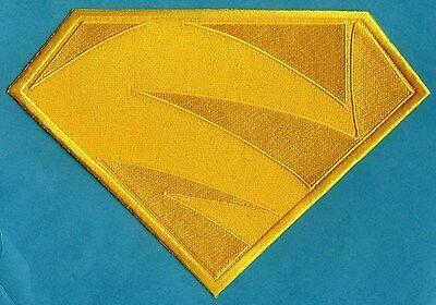 Yellow Superman Logo - Embroidered Superman New 52 Red & Yellow Chest Logo Patch