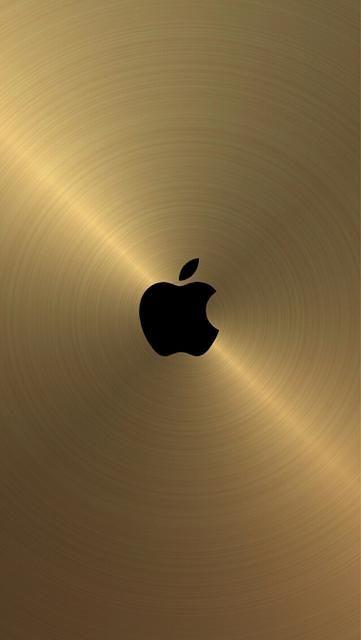 Gold iPhone Logo - What wallpaper do you rock with your gold iPhone 5s?, iPad