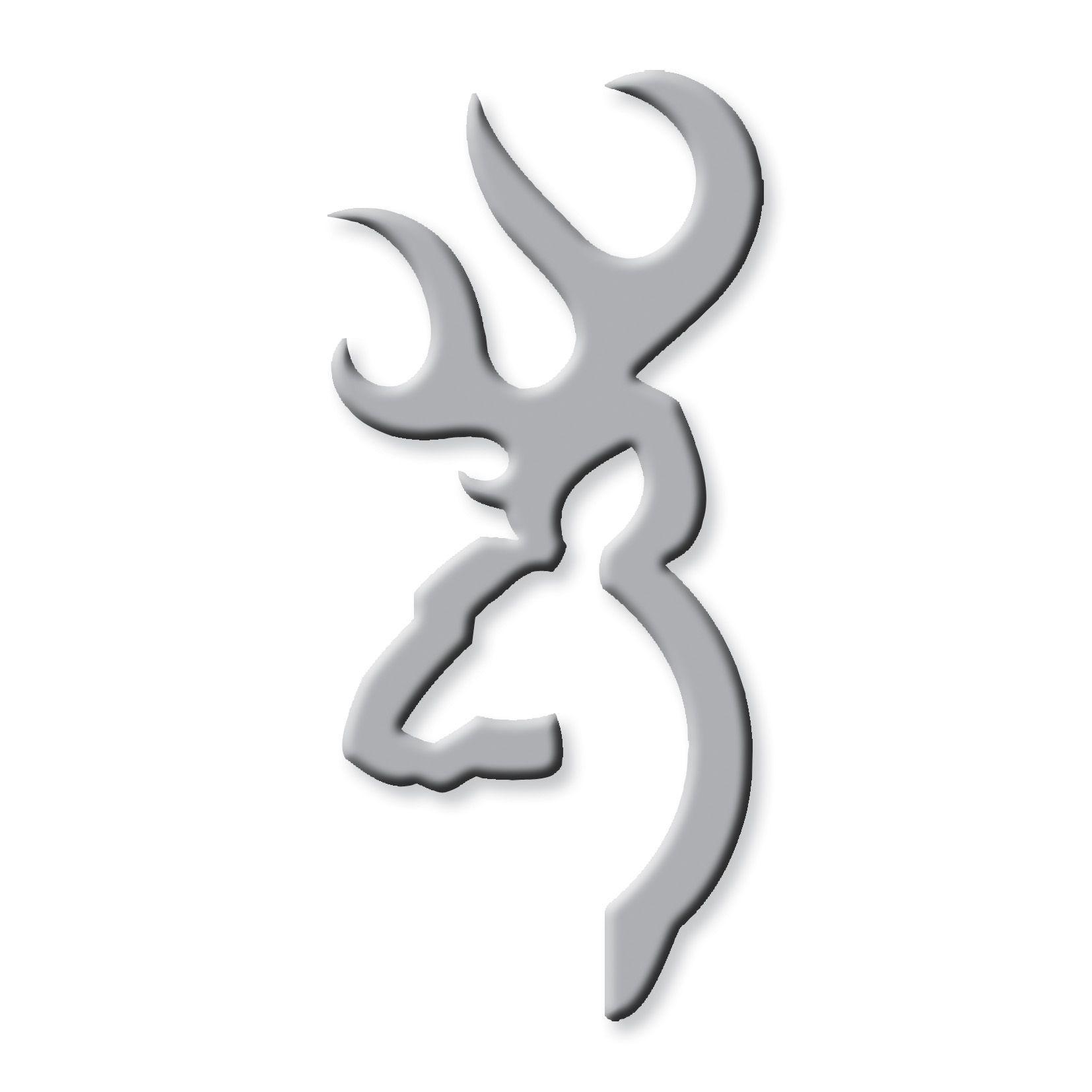 Silver 6 Logo - 3D Buckmark Decal