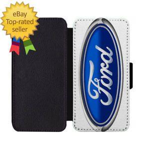 Silver 6 Logo - Ford Silver Logo Wallet Phone Case for iPhone 5 6 7 8 X XS Max XR | eBay