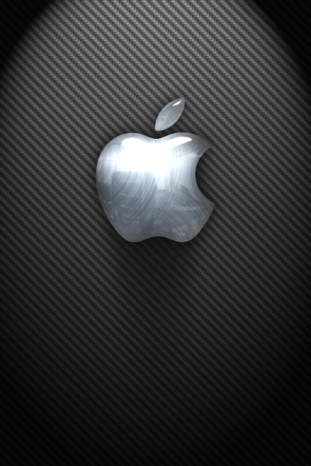 Silver 6 Logo - Silver Apple Logo iPhone 6 Wallpaper