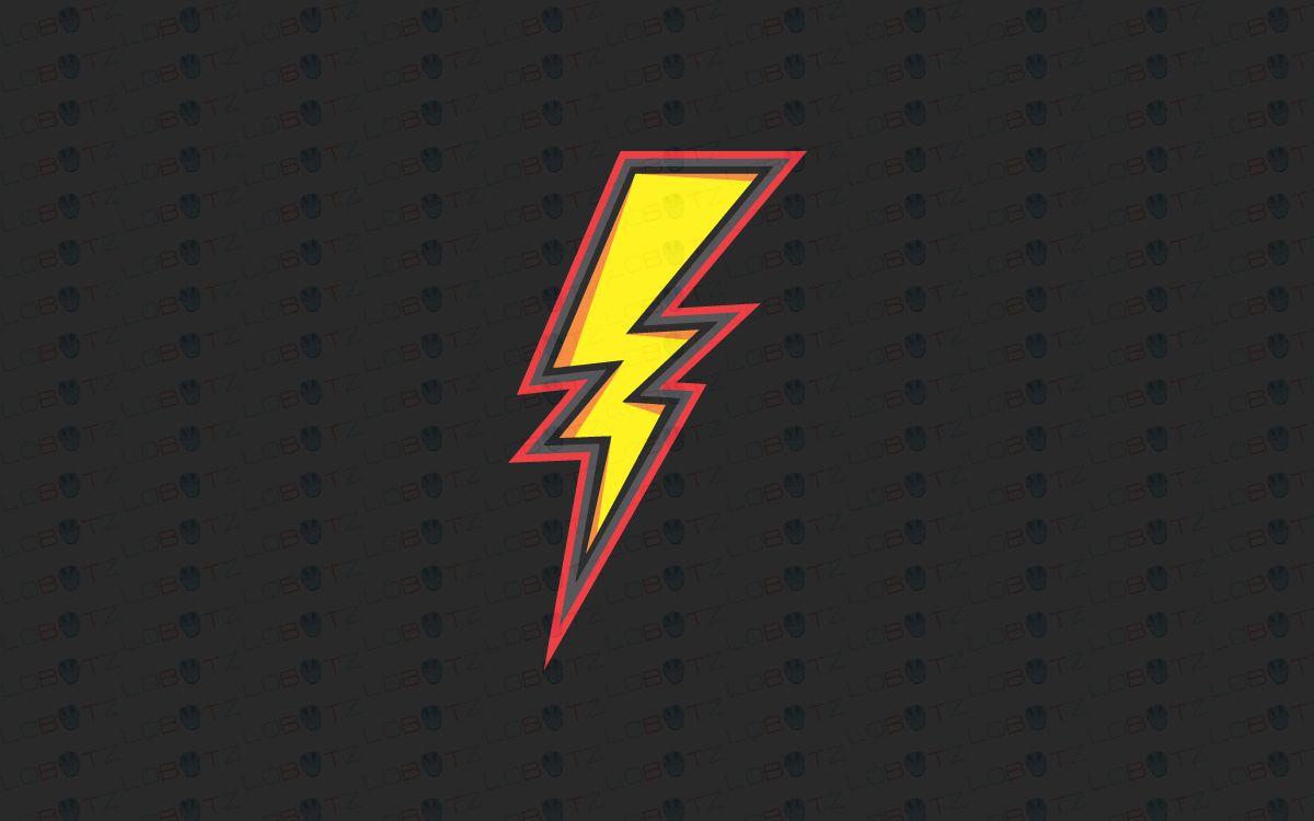 Lightening Logo - Modern & Trendy Lightning Bolt Logo For Sale - Lobotz