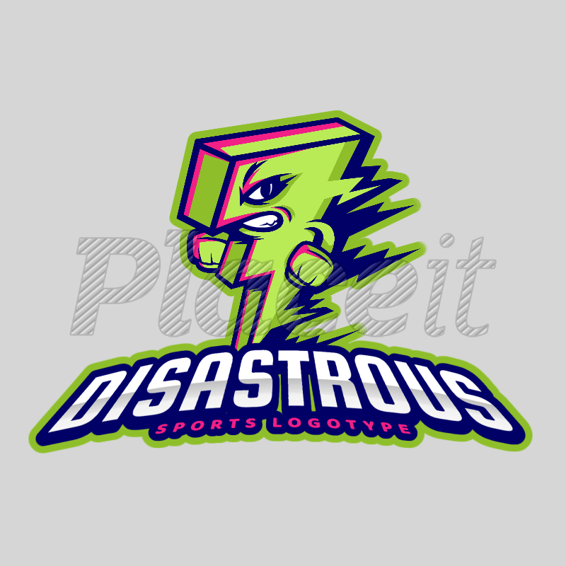 Lightening Logo - Placeit - Sports Logo Maker with Fast as Lightning Graphic