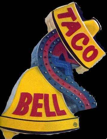 Bell Old Logo - Anybody remember the retro Taco Bell logo? | Retro Junk