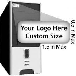 Custom Computer Logo - Custom Computer Case Badges : Order Online Now!