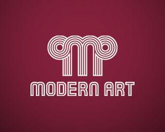 Modern Art Logo - Modern Art Designed