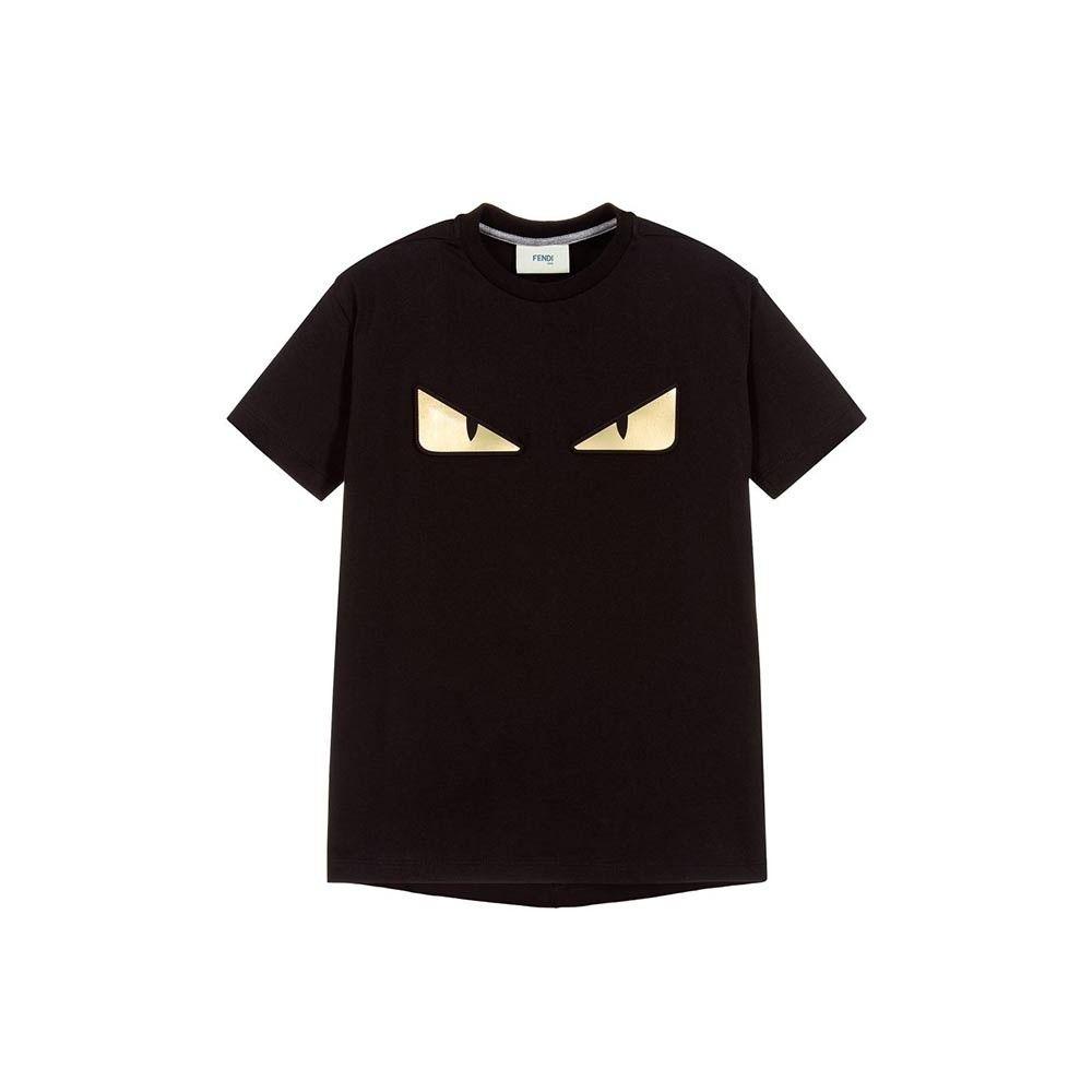 Fendi Monster Logo - Fendi T-shirt with Logo Monster Eyes