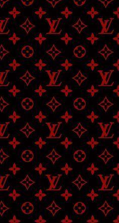 Red Lui Vittonlogo Logo - SUPREME x LOUIS VUITTON | Wallpapers | Supreme wallpaper, Iphone ...