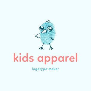 Clothing and Apparel Logo - Placeit Logo Maker for Kids Clothing Brands