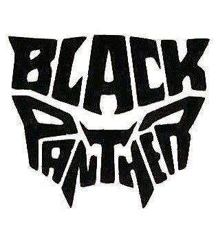 Black Panther Logo - Black Panther Logo Word Decal Vinyl Sticker. Cars Trucks