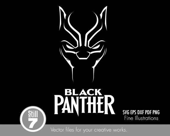 Black Panther Logo - Black Panther Head Emblem svg eps dxf pdf png
