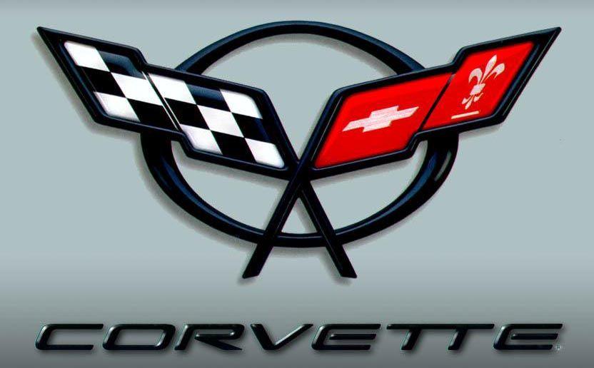 Blue Corvette Logo - Corvette Logos